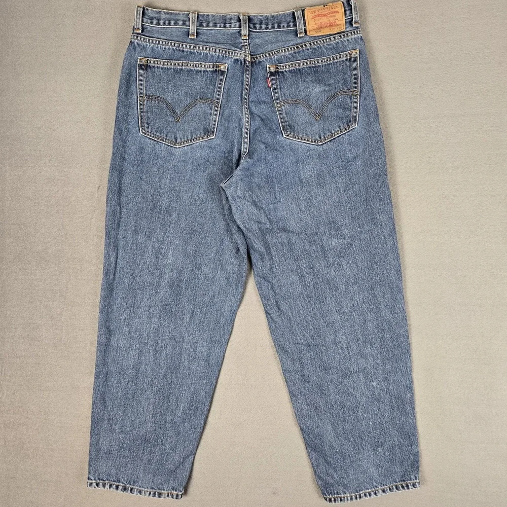 Levis 560 Jeans Mens 38x30 (Fits 36x28) Comfort Loose Fit Tapered Leg‎ Blue Y2K